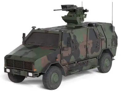 5 Military Vehicles Collection v1 Low-poly 3D model
