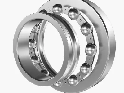 Ball Bearing Low-poly 3D model purchase