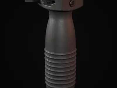 Foregrip Low-poly 3D model purchase