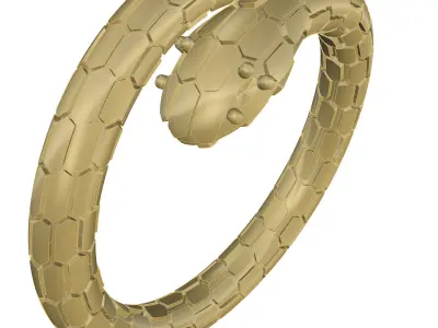 Snake Ring  3D print model