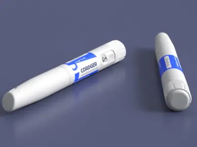 MedicalDevice Prefilled Injection Pen 3D model