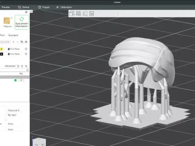 Custom3Dprint Minifigure Accessory - Minifigure Hair S2 - 068 3D print model