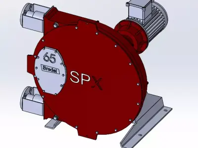 Watson Marlow Bredel SPX 65 hose pump 3D model