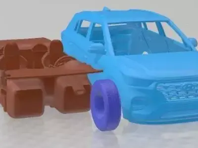 Hyundai Creta 2017 Printable Car  3D print model