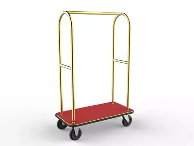 Hotel Trolley 02 3D model
