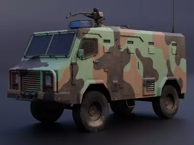 Alvis Tactica - Blender Game-Ready Asset Low-poly 3D model