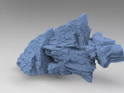 Gothic Cliffs 5 3D model