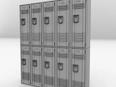 Locker V2 3D model