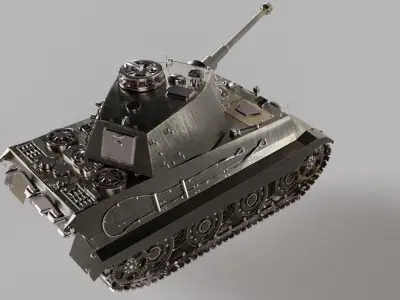 Tiger 2 3D model
