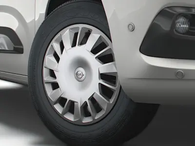 Opel Combo Sportive Van 2021 wheel 3D model