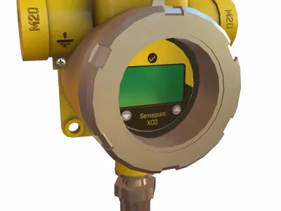 Honeywell Sensepoint XCD  Low Poly Low-poly 3D model