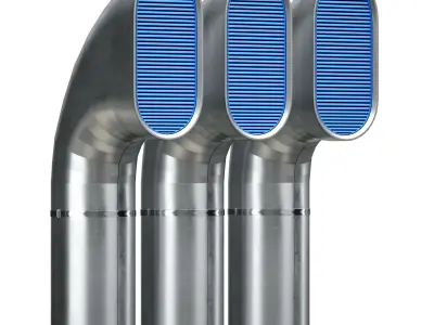 Ventilation pipe 3D model