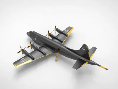 Lockheed P-3 Orion 3D model purchase