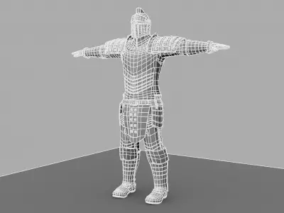 Knight King 3D model purchase