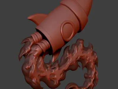 Rocket Model 3D print model