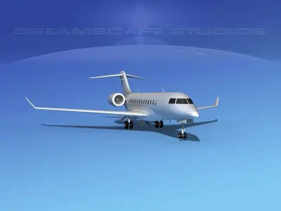 Global Express 6000 Bare Metal 3D model
