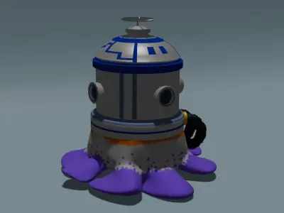 Futuristic SeaPod  3D model