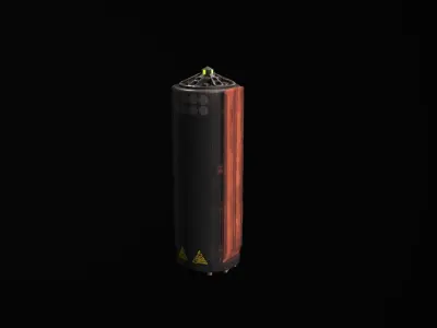 RLD-07 Sci-fi weapon Low-poly 3D model