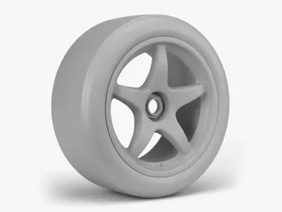 Michelin OZ Racing Combo Low-poly 3D model