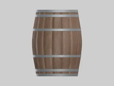 Heavy Toasted Hogshell Barrel 3D model