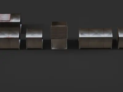 Industrial Ventilation Free low-poly 3D model