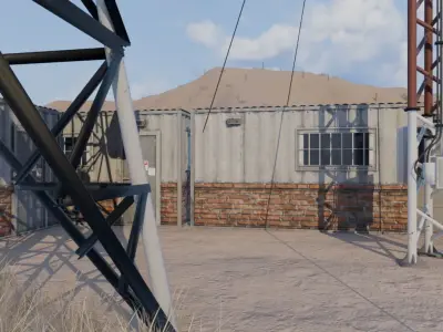 Communication Towers 3D model