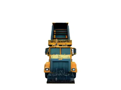 Heavy Duty Screening Truck 3D Model Low-poly 3D model