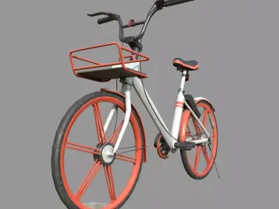 bike Bicycle Low-poly 3D model