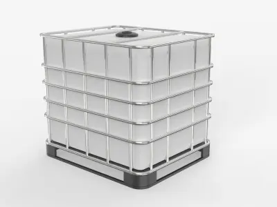 IBC Water Tank Container 3D model