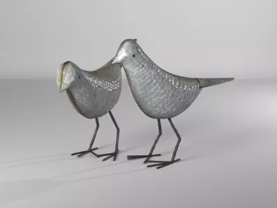 Gardner Bird Figurine Animal 3D model