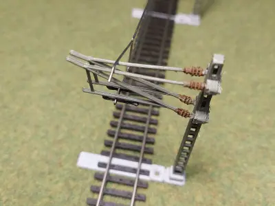 Catenery Pole Double Hanger Type C 1-87 FDM 3D print model