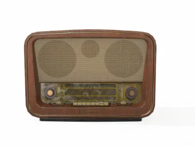Radio Belarus 57 Low-poly 3D model