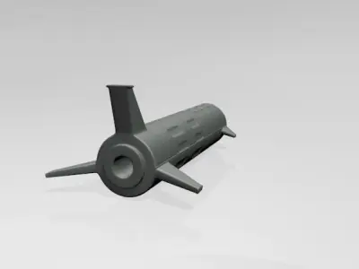 Spaceship 01 3D model get
