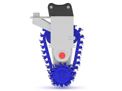 Chain Cutters For Excavator 3D model