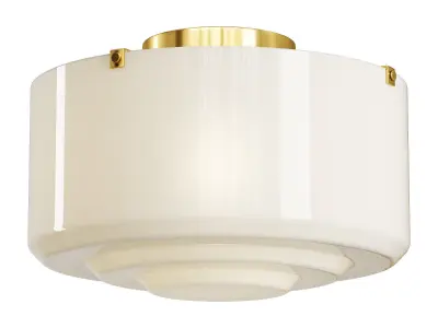 CB2 lenon ceiling lamp 3D model