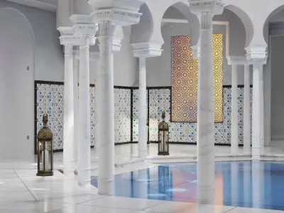  Arabic Bath Interior Blue 