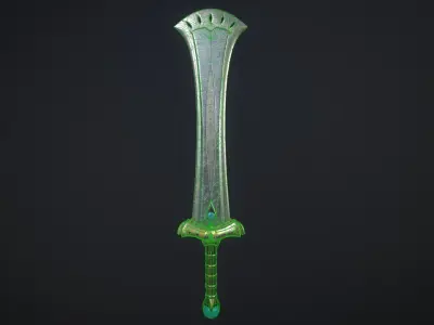 Sword legend of zelda Free low-poly 3D model