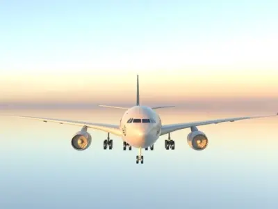 Aircraft Low-poly 3D model purchase