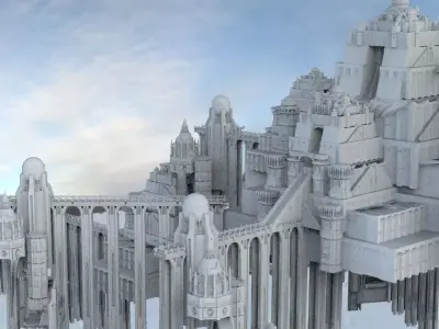 Ancient City Hyboria 3D model