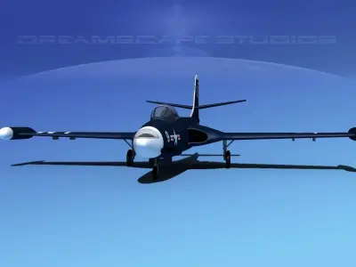 McDonnell F2H2 Banshee V03 3D model