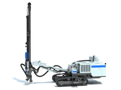Rock Drilling Rig 3D model