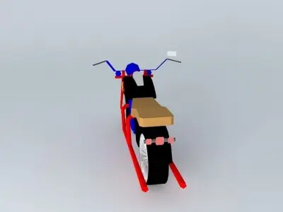 American Dream Motorcycle Free 3D model