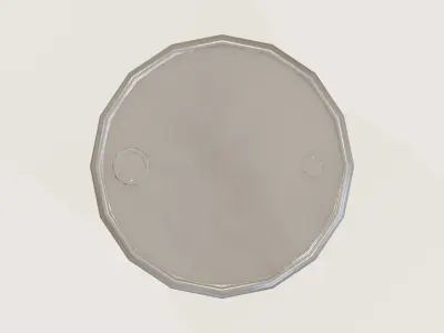 Oil Drum 01 Low-poly 3D model purchase