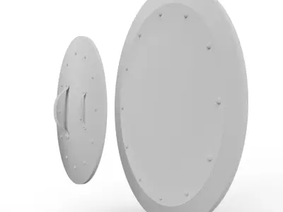 Medieval Shield Low-poly 3D model