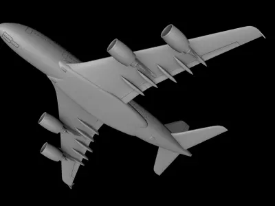 AIRBUS A-380 SCALE 1-200 Printable Files 3D print model