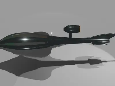 spaceship meduza 3D model