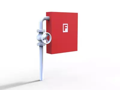 Fire brigade hose box type B 3D print model