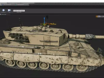 Military Tank 3D model purchase