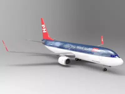 Aircraft 737 3D model purchase