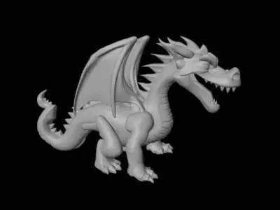 Dragon 3D print model purchase
